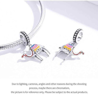 925 Sterling Silver Pendent Charm Jewelry Camel 