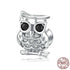 925 Sterling Silver Pendent Charm Jewelry Owl 