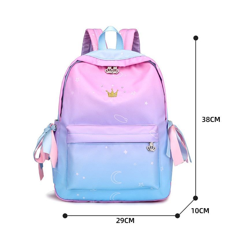 Student Leisure School Bag Travel Nylon Backpack Girls Rucksack Satchel Bags  | Wish