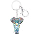 Jungle Animal An Elephant Pattern Unique Key Chain BOS0105 - Touchy Style .