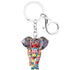 Jungle Animal An Elephant Pattern Unique Key Chain BOS0105 - Touchy Style .