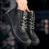 Leather Motorcycle Ankle Boots Men&