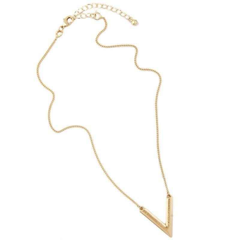 Artificial Marble Triangle Pendant Multi-Layer Necklaces Charm Jewelry KMOS0400 - Touchy Style