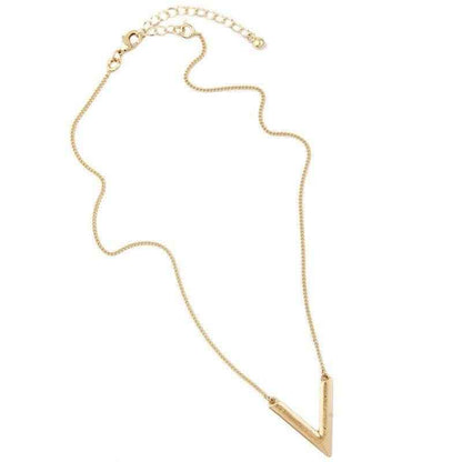 Artificial Marble Triangle Pendant Multi-Layer Necklaces Charm Jewelry KMOS0400 - Touchy Style