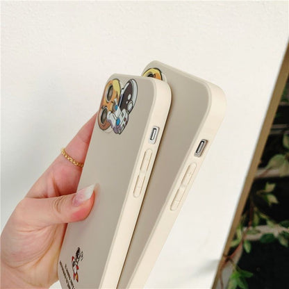 Astronaut Beige Cute Phone Cases For iPhone 14 13 11 Pro MAX XS XR X 12 Mini 7 8 6s Plus SE - Touchy Style .