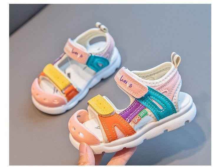 Baby Girls Boys Unisex Toddler Casual Shoes ASS16 Soft Bottom Sandal - Touchy Style .