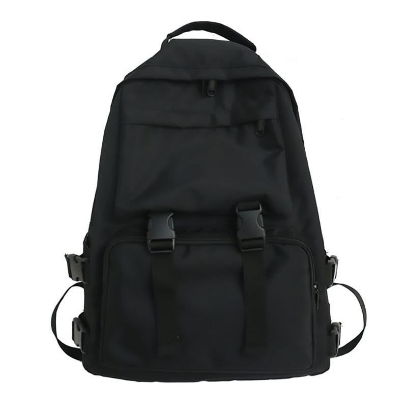 Black Cool Backpack Fashion Women Waterproof Large-capacity School Bag GCBKOS53 - Touchy Style .