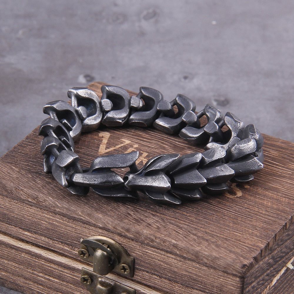 Black Ouroboros Fashion Stainless Steel Bracelets Charm Jewelry BCJNVS32 For Men&