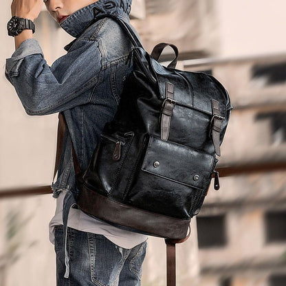 black-pu-leather-cool-backpack-for-mens-mcbjcs38-large-anti-theft-travel-laptop-school-business-bag