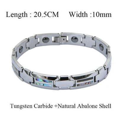 Bracelet Charm Jewelry 2021 Ceramic Opal Tungsten Bangles For Men's & Women's - Touchy Style .
