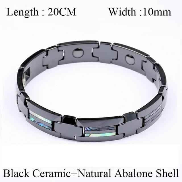 Bracelet Charm Jewelry 2021 Ceramic Opal Tungsten Bangles For Men's & Women's - Touchy Style .