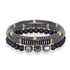 Bracelet Charm Jewelry 4Pcs/Set Hematite Slim Beaded Bangles For Women & Men - Touchy Style .