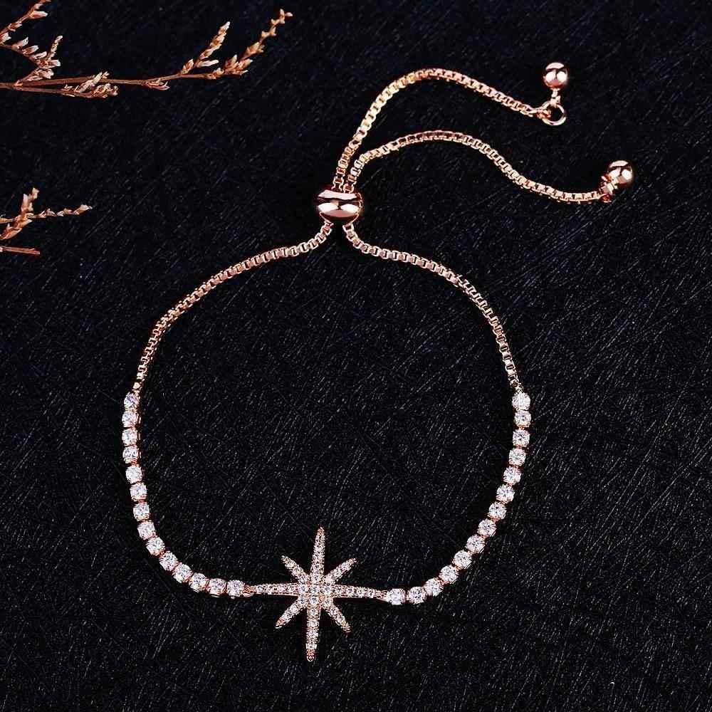 Bracelet Charm Jewelry Trendy Crystal Star Simple Elegant Adjustable Bracelet 2021 - Touchy Style