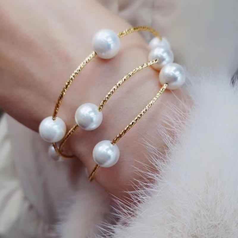 Bracelets Charm Jewelry Multi Layers Simulated Pearl 