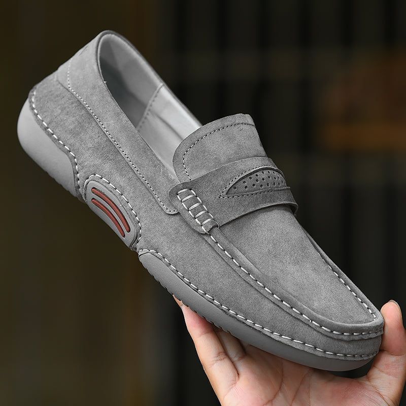 Casual Wear Plain Mens Leather Moccasin Shoes