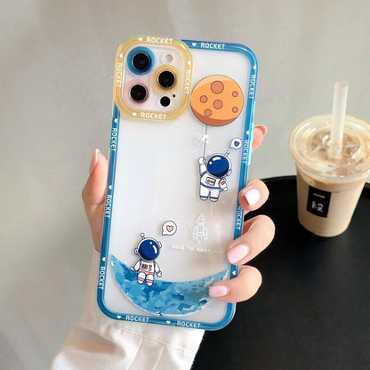 Cartoon Panda Transparent Cute Phone Cases For Galaxy S22 S21 S20 S10 FE Plus Note 10 20 Ultra - Touchy Style .