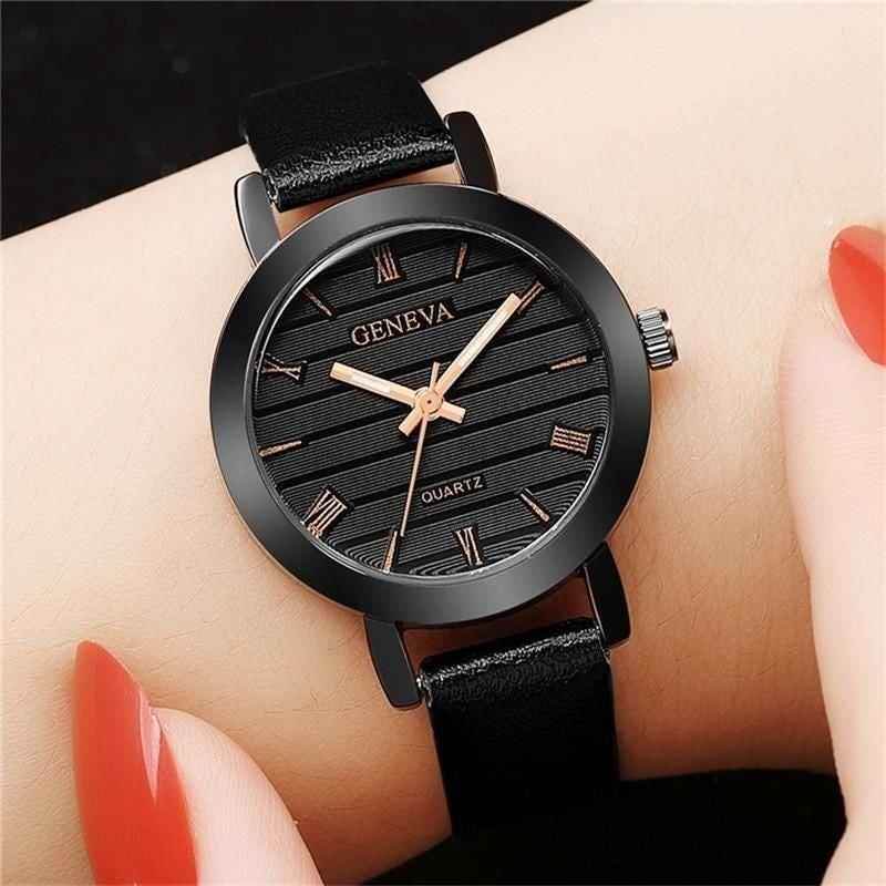 Casual Fashion Quartz Simple Cheap Watches For Women&