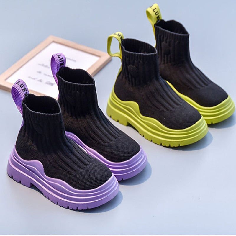 Children Casual Shoes For Girls GCCSZX52 Ankle Boots Kids Sneakers - Touchy Style .