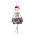 Colorful Crystal Handmade French Doll Necklace Charm Jewelry BOS0325 - Touchy Style