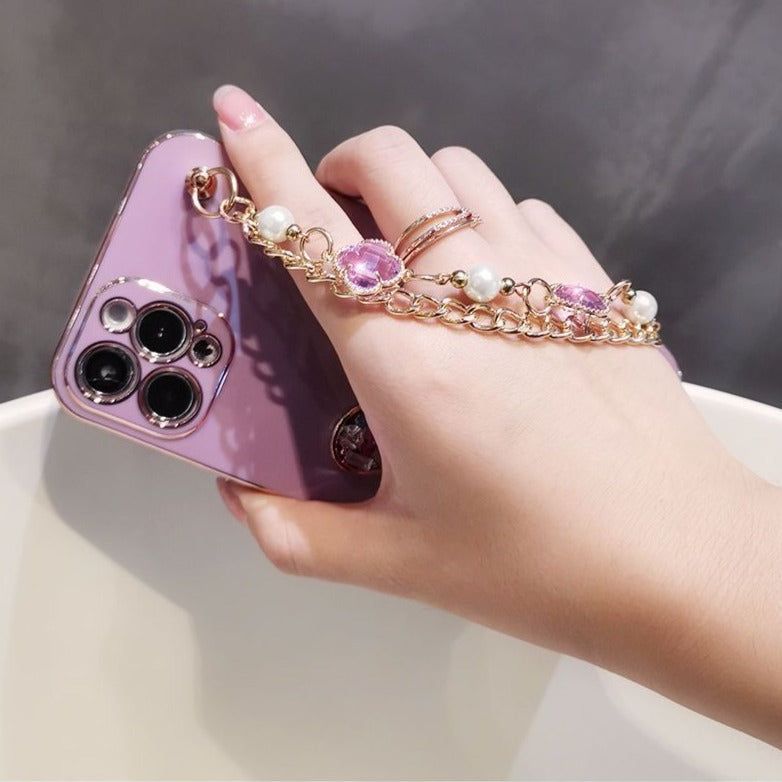 Crystal Gem Cute Phone Cases For iPhone 14 13 Pro Max 12 Mini 11 7 8Plus Xr X Xs - Touchy Style .