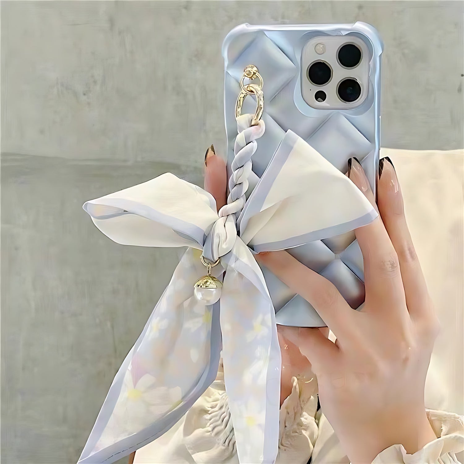 Scarf Necklace Case for iPhone 14 Pro Max