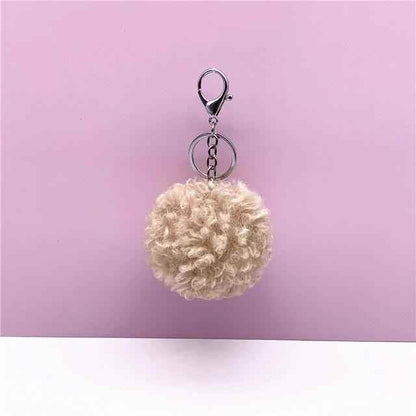 Curly cute Doll Unique Keychains - Plush Pom-Pom - k4212 - Touchy Style