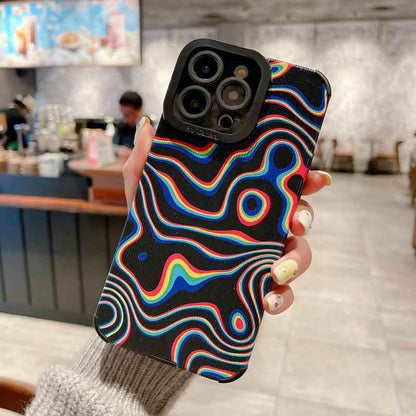 Cute Illusion Line Phone Case - Touchy Style