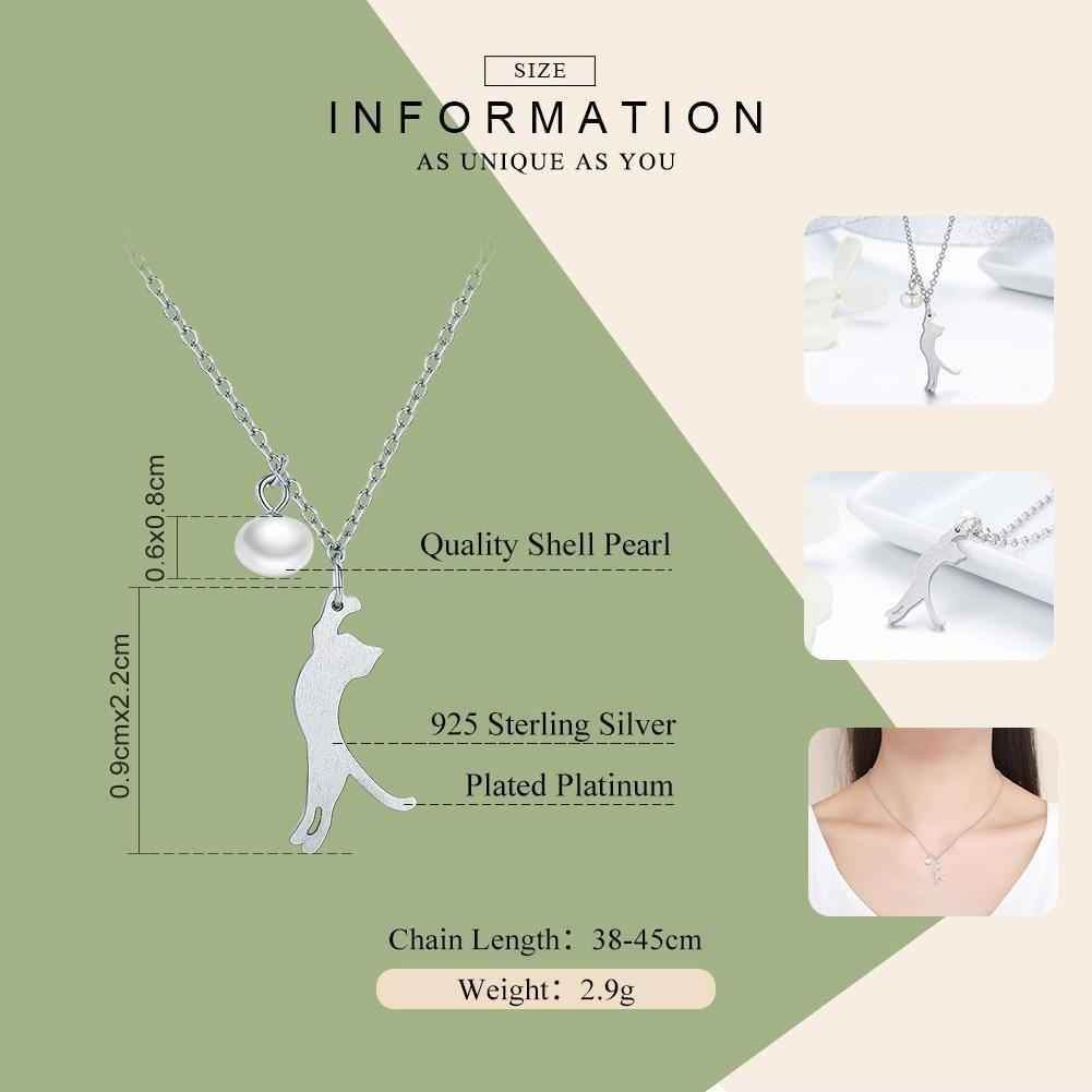 Cute Kitten Cat Pendant Necklace Charm Jewelry - SCN175 - Touchy Style