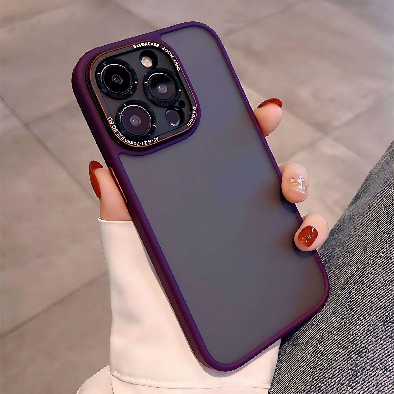 Purple Laser Square iPhone Case iPhone 14 13 12 11 Pro Max -  UK