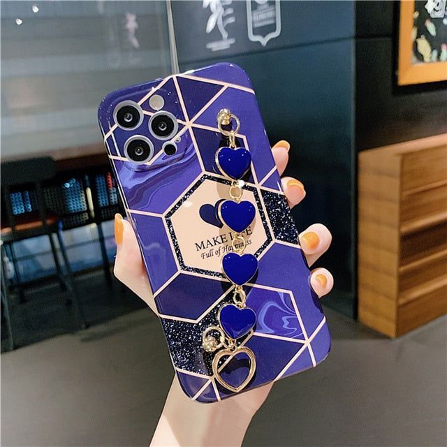 For iPhone 11 Pro XS Max XR Case Luxury Square Trunk Transparent Coque Case  For iPhone 7 8 6s Plus Case Luxury Women Cover