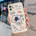 Cute Phone Cases For iPhone 13 11 1Pro Max Mini XR X XS 12 Pro Max 11 SE 2020 6 6S 7 8 Plus Space Astronaut Note (E) - Touchy Style .