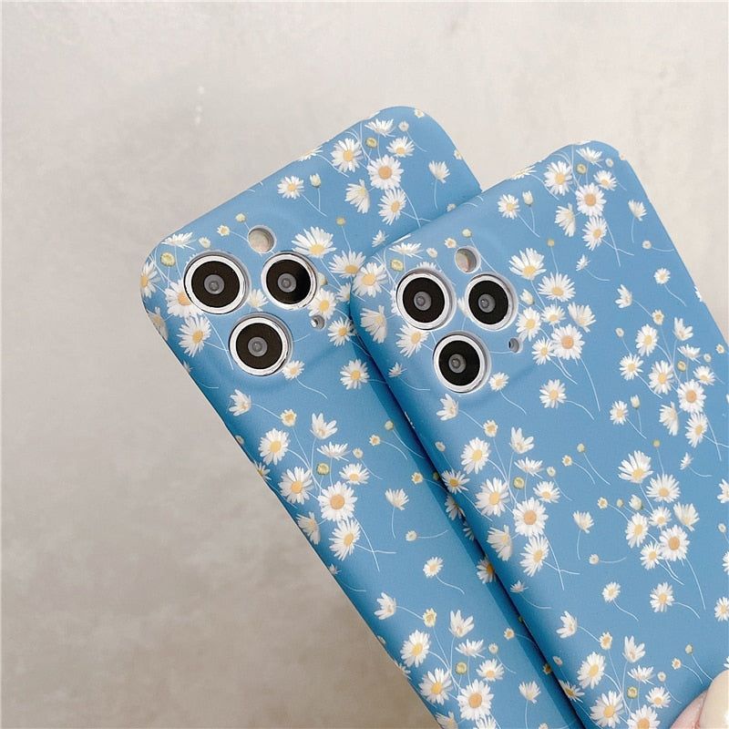 Cute Phone Cases For iPhone 13 Pro 12 Pro Max XR X 7 8Plus 11 Floral Vintage Cover - Touchy Style .