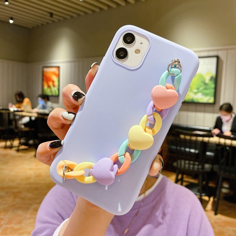 Fashion Candy Transparent Phone Case For iPhone 11 12 13 14 Pro Max XS MAX X