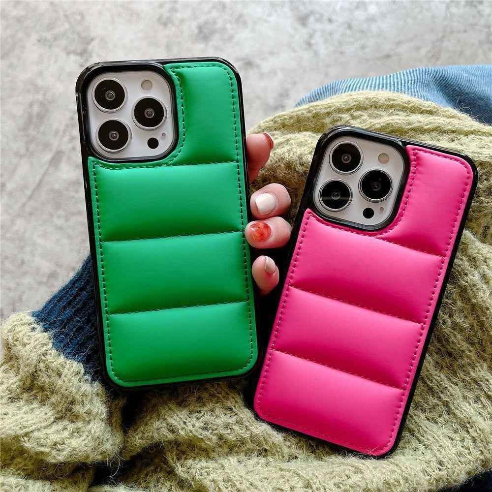 Down Jacket Cute Phone Cases For iPhone 14 13 Pro Max X XS Max XR 11 12 13 Pro Max - Touchy Style .