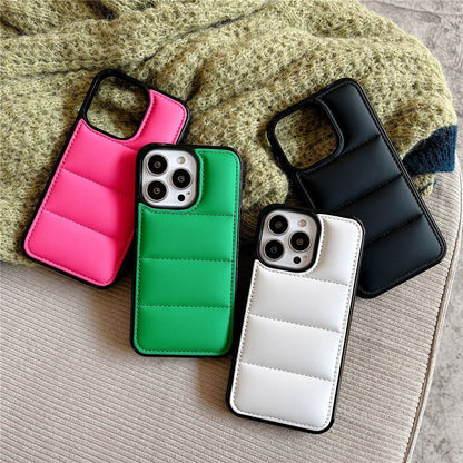 Down Jacket Cute Phone Cases For iPhone 14 13 Pro Max X XS Max XR 11 12 13 Pro Max - Touchy Style .