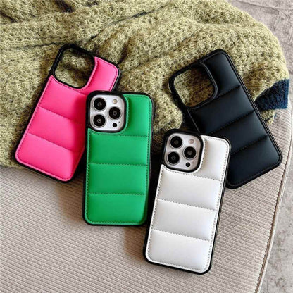 Down Jacket Cute Phone Cases For iPhone 14 13 Pro Max X XS Max XR 11 12 13 Pro Max - Touchy Style