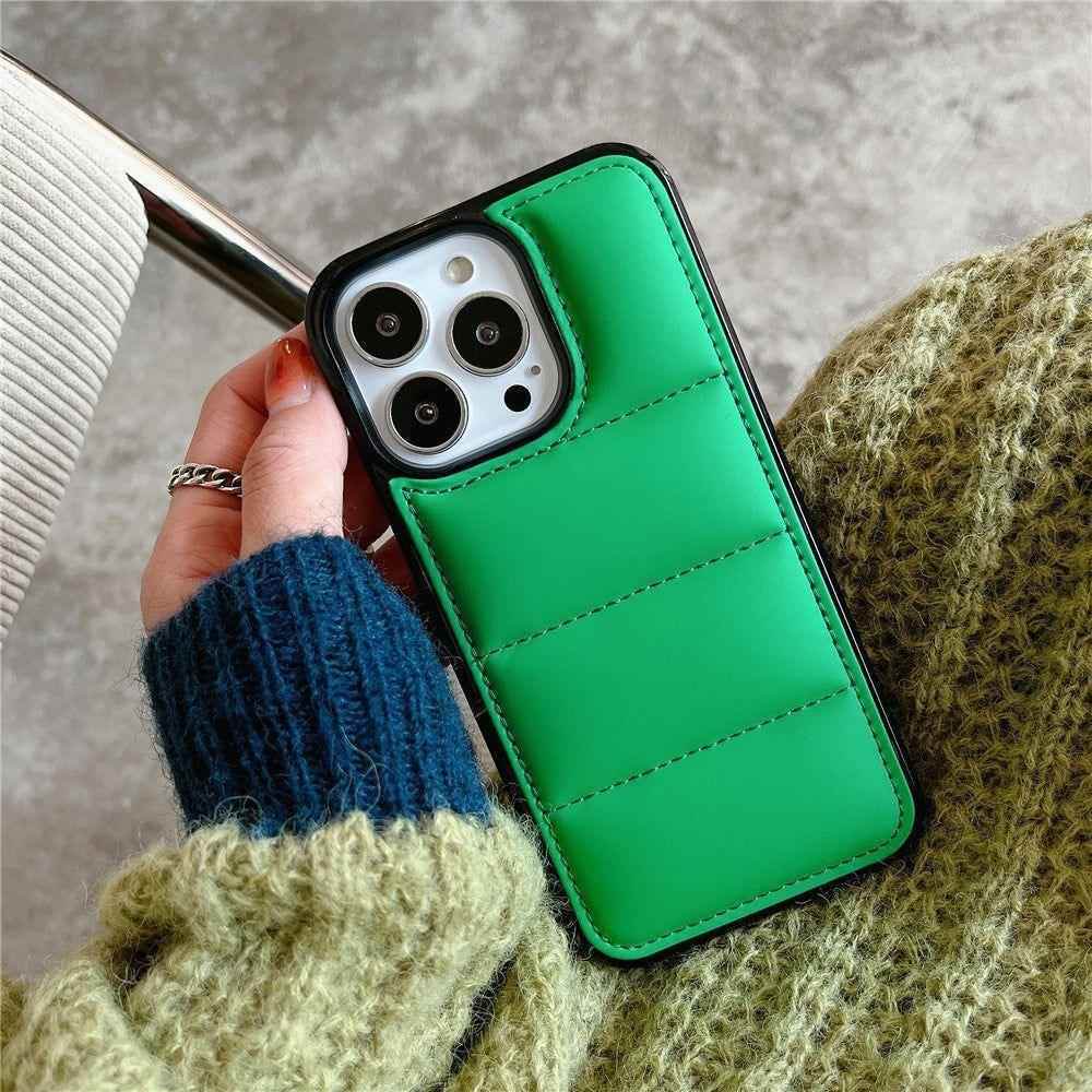 Down Jacket Cute Phone Cases For iPhone 14 13 Pro Max X XS Max XR 11 12 13 Pro Max - Touchy Style