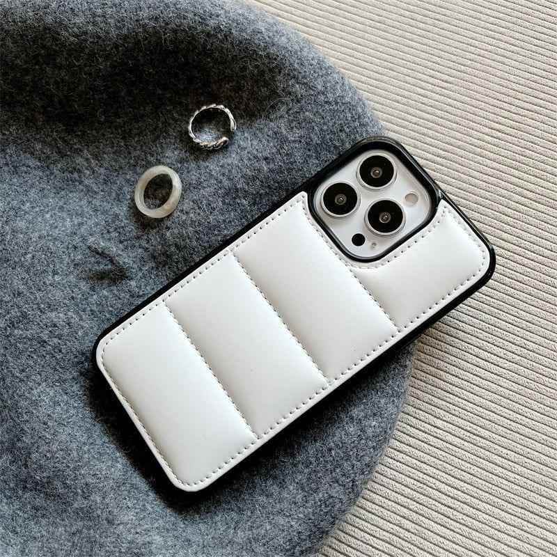 Down Jacket Cute Phone Cases For iPhone 14 13 Pro Max X XS Max XR 11 12 13 Pro Max - Touchy Style .