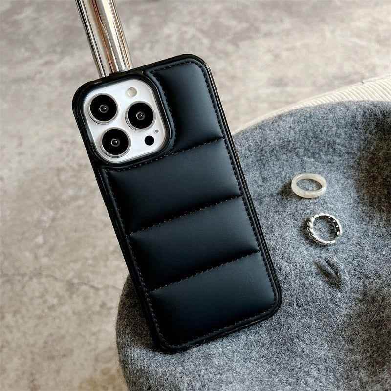 Down Jacket Cute Phone Cases For iPhone 14 13 Pro Max X XS Max XR 11 12 13 Pro Max - Touchy Style .