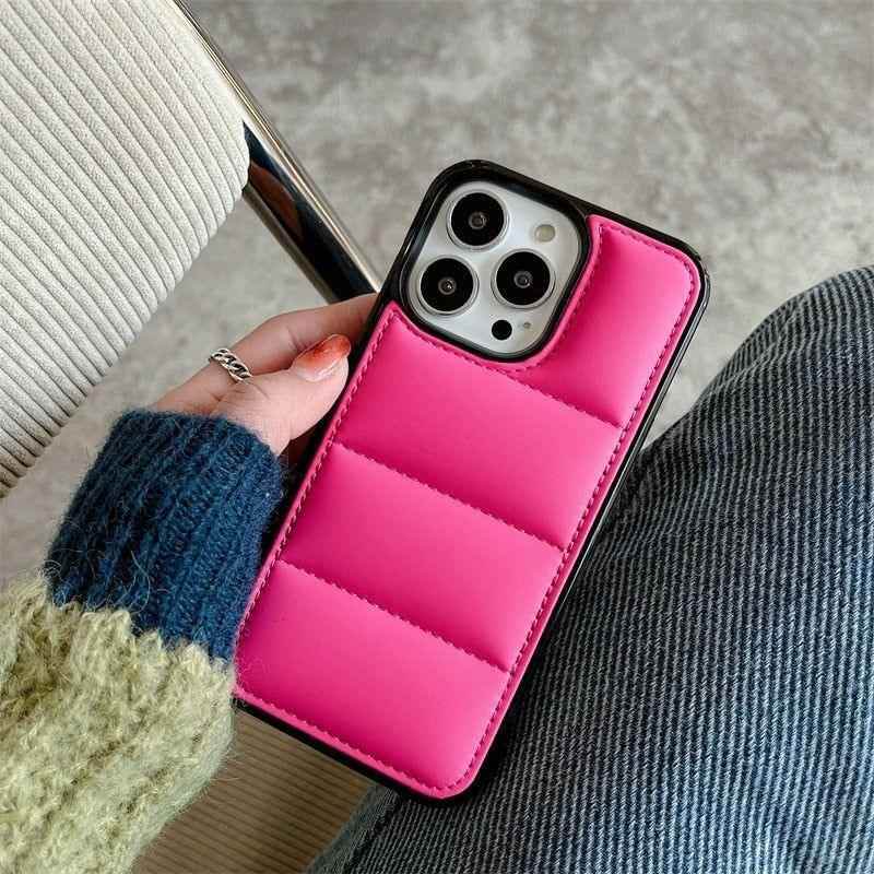 Down Jacket Cute Phone Cases For iPhone 14 13 Pro Max X XS Max XR 11 12 13 Pro Max - Touchy Style