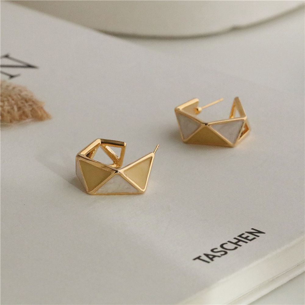 Drop Glaze Geometric Dangle Earrings Charm Jewelry XYS0115 - Touchy Style .