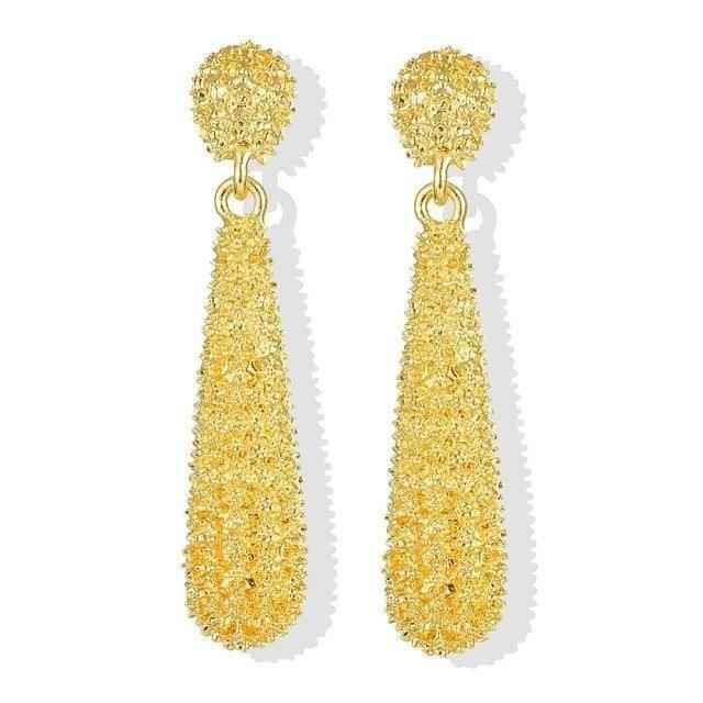 Earring Charm Jewelry 2021 Big Circle Round Hoop Earrings Statement Golden Punk Charm - Touchy Style