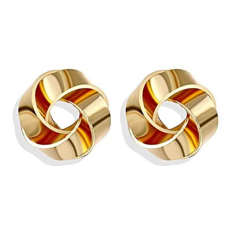 Earring Charm Jewelry 2021 Big Circle Round Hoop Earrings Statement Golden Punk Charm - Touchy Style