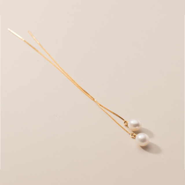 Earring Charm Jewelry Genuine 925 Sterling Silver Natural Freshwater Baroque Pearl Earrings 2021 - Touchy Style .