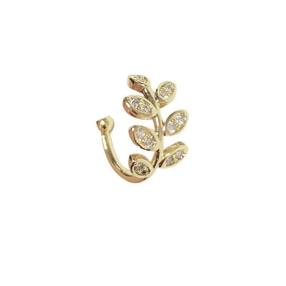 Earring Charm Jewelry Simple Metal Ear clip Minimalist Copper Geometric YOS0250 - Touchy Style .