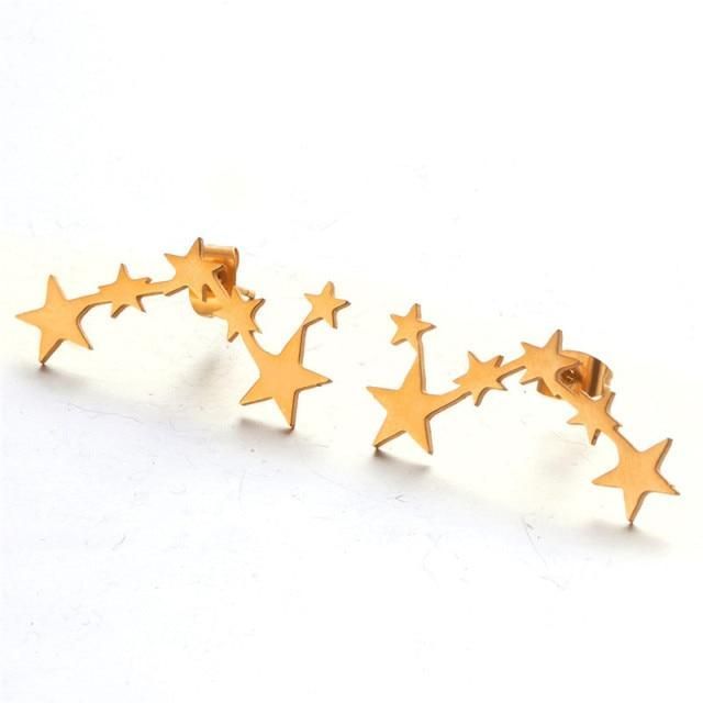 Earrings Charm Jewelry Simple Mini Geometric Shapes 