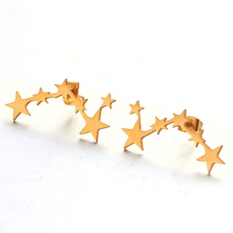 Earrings Charm Jewelry Simple Mini Geometric Shapes 