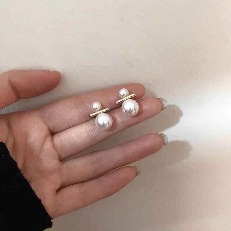 Earrings Charm Jewelry Simple Pearl Korean Fashion - Touchy Style