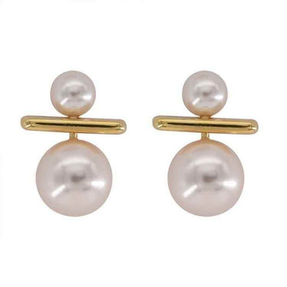 Earrings Charm Jewelry Simple Pearl Korean Fashion - Touchy Style