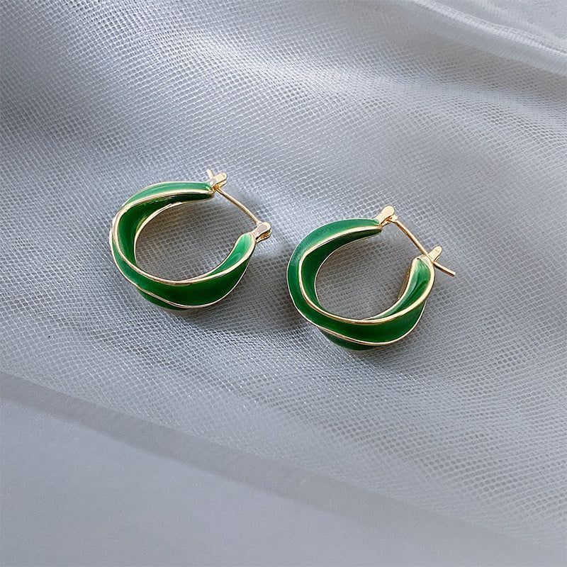 Earrings Charm Jewelry XYS0230 Irregular Glaze Gothic Fashion - Touchy Style .